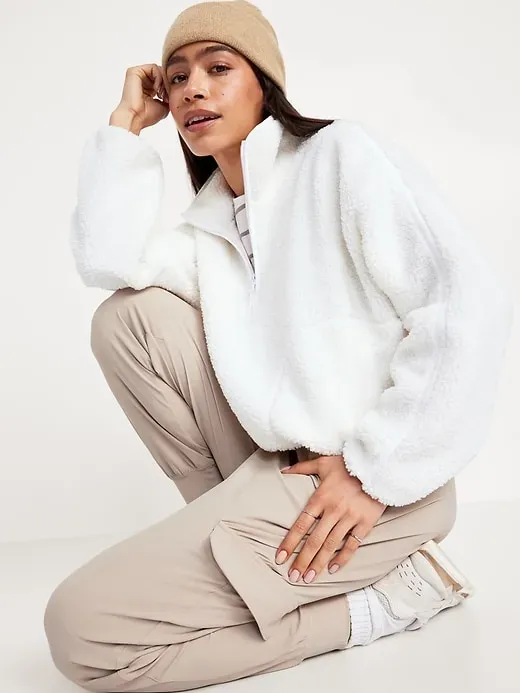 Quarter Zip Turtleneck Pullover