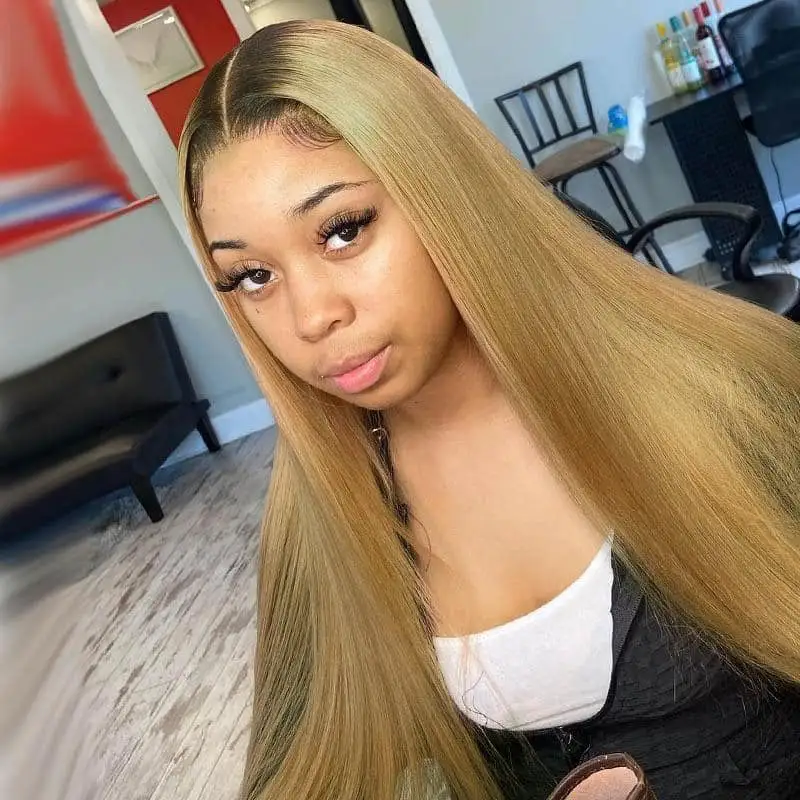 T1B/27 Ombre Transparent Lace Wig 100% Virgin Human Hair