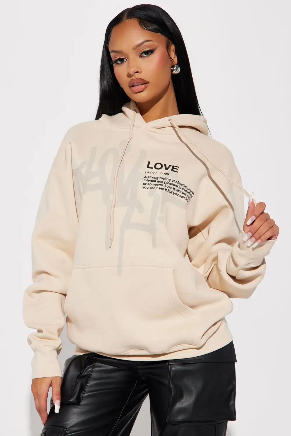 Definition Of Love Hoodie - Sand