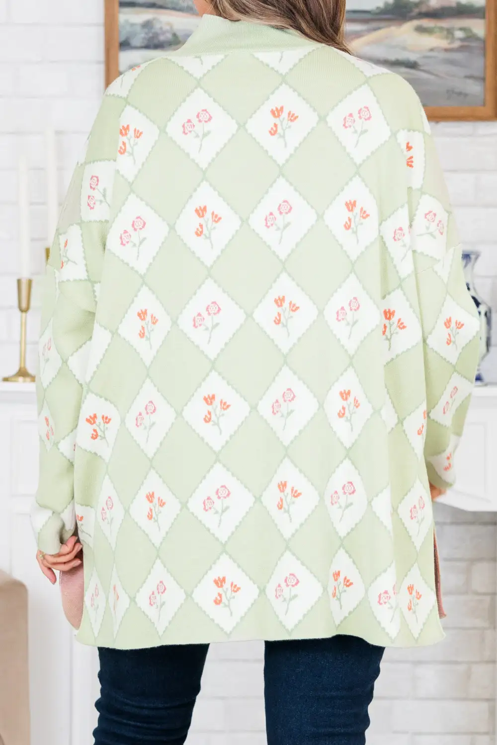 Taste Of Treasure Sweater, Sage