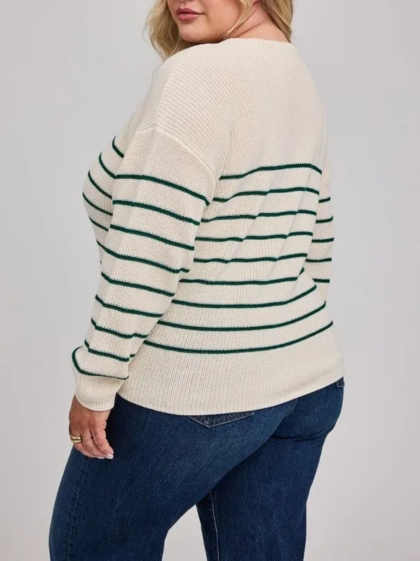 Relaxed Pullover Knit Sweater Top