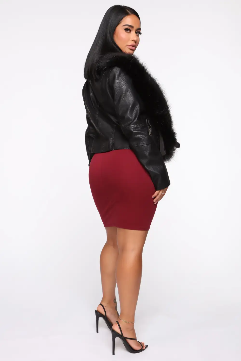 High Maintenance Faux Leather Jacket - Black