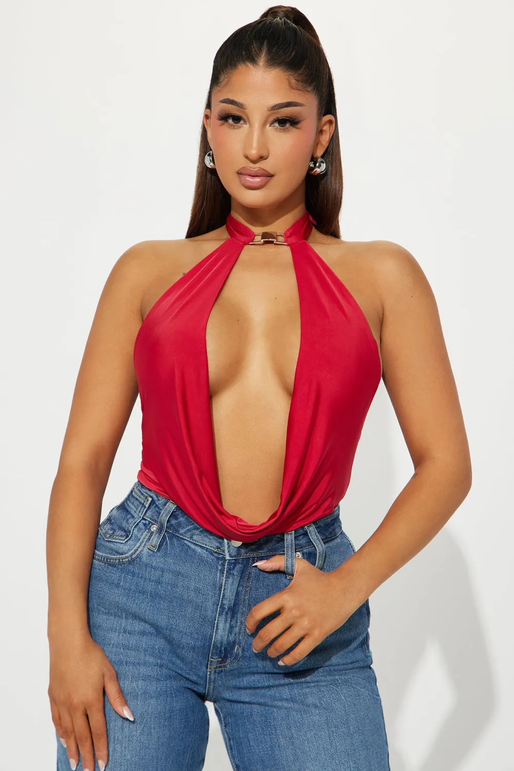 Martini Nights Bodysuit - Red