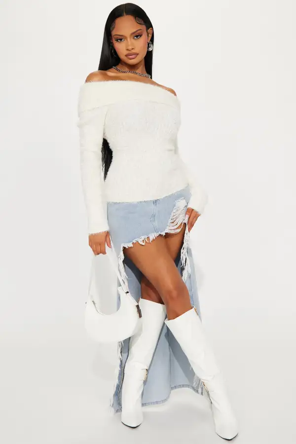 Antonia Sweater Top - Ivory