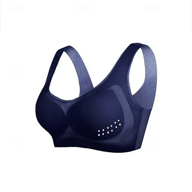 Sports Bra Hollow Mesh Back Sports Bra Fitness Yoga Vest Shockproof Yoga Bra Without Steel Ring