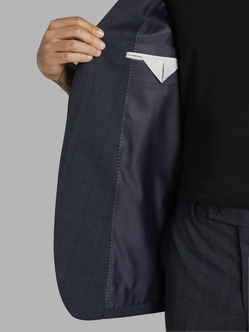 Wilke-Rodriguez Slim Fit Plaid Suit