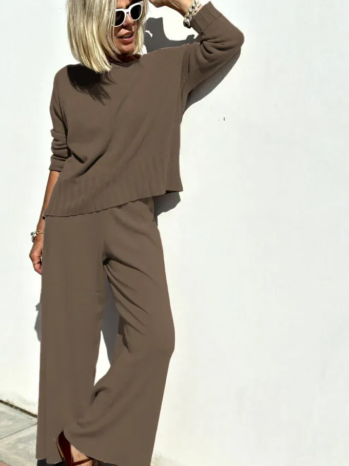 Casual Sweater Suit (Other colors are sold out and being restocked)