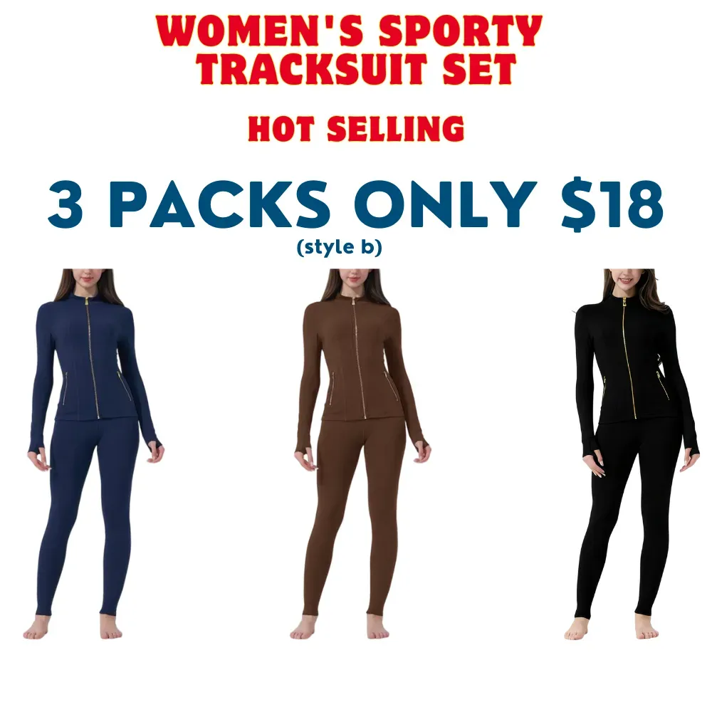 Women's Sporty Tracksuit Set