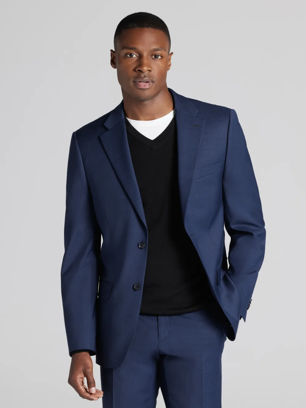 Tommy Hilfiger Modern Fit Wool Blend Suit Jacket