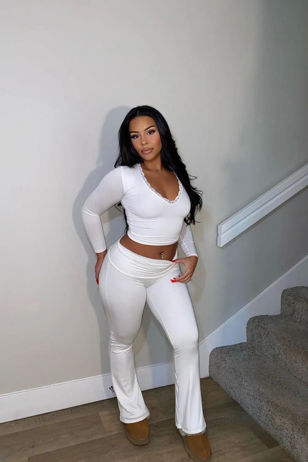 Tamara Snatched Pant Set - Off White
