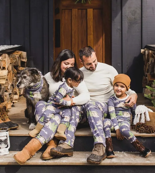 Present Delivery Organic Cotton Matching Family Pajamas