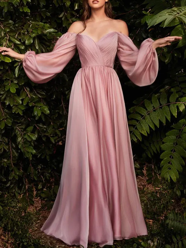 Smocked Airy Chiffon Jungle Collection Women's Dress