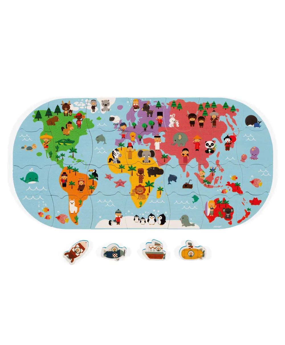 Janod Bath Explorers Puzzle