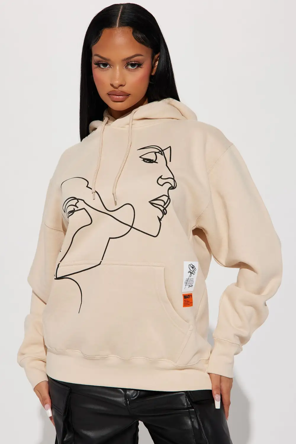 Twin Flame Hoodie - Beige