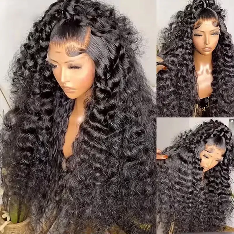 Brazilian Super Double Drawn Loose Wave Human Hair Wigs 13×6 Lace frontal Wig Raw Cuticle Aligned