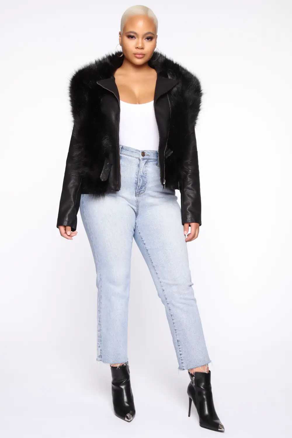 High Maintenance Faux Leather Jacket - Black