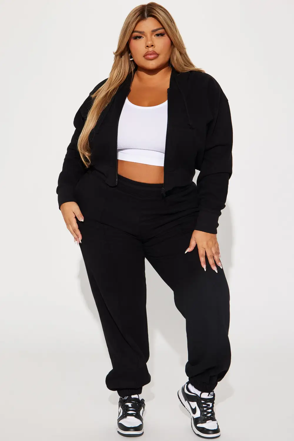 Stayin' In Sweatsuit - Black