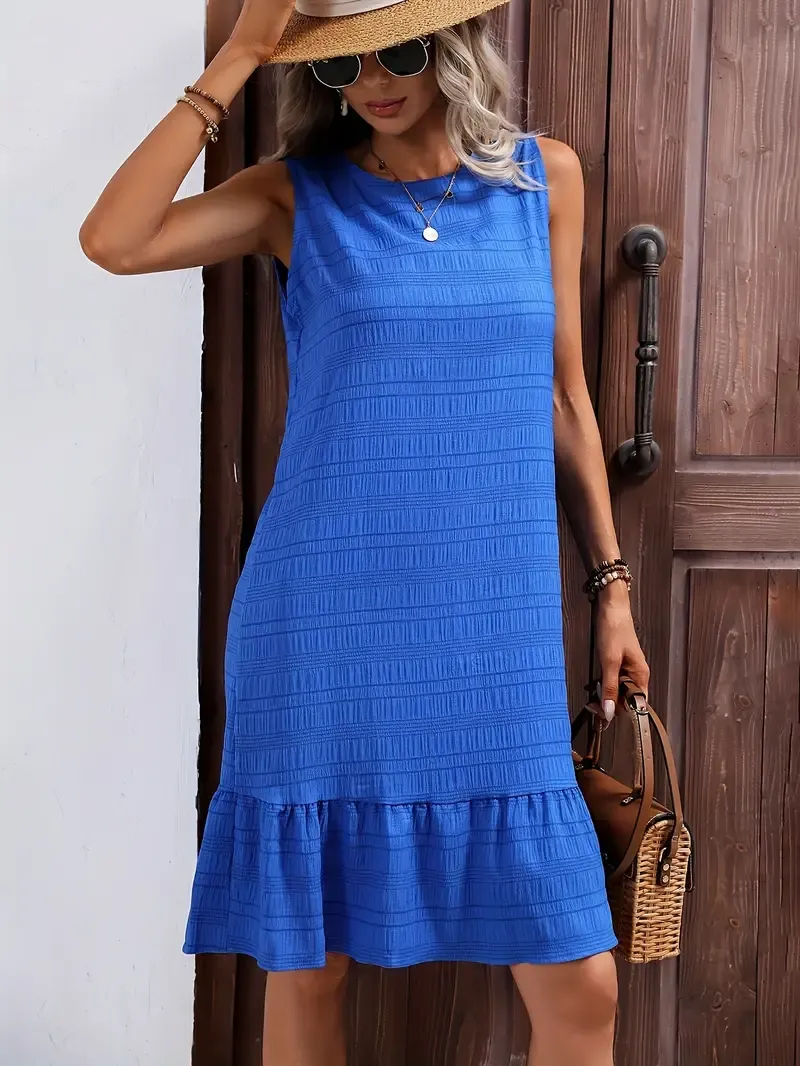 Vacation-Themed Women'S Dress