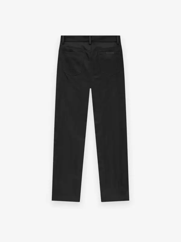 Textured Nylon 5-Pocket Pant