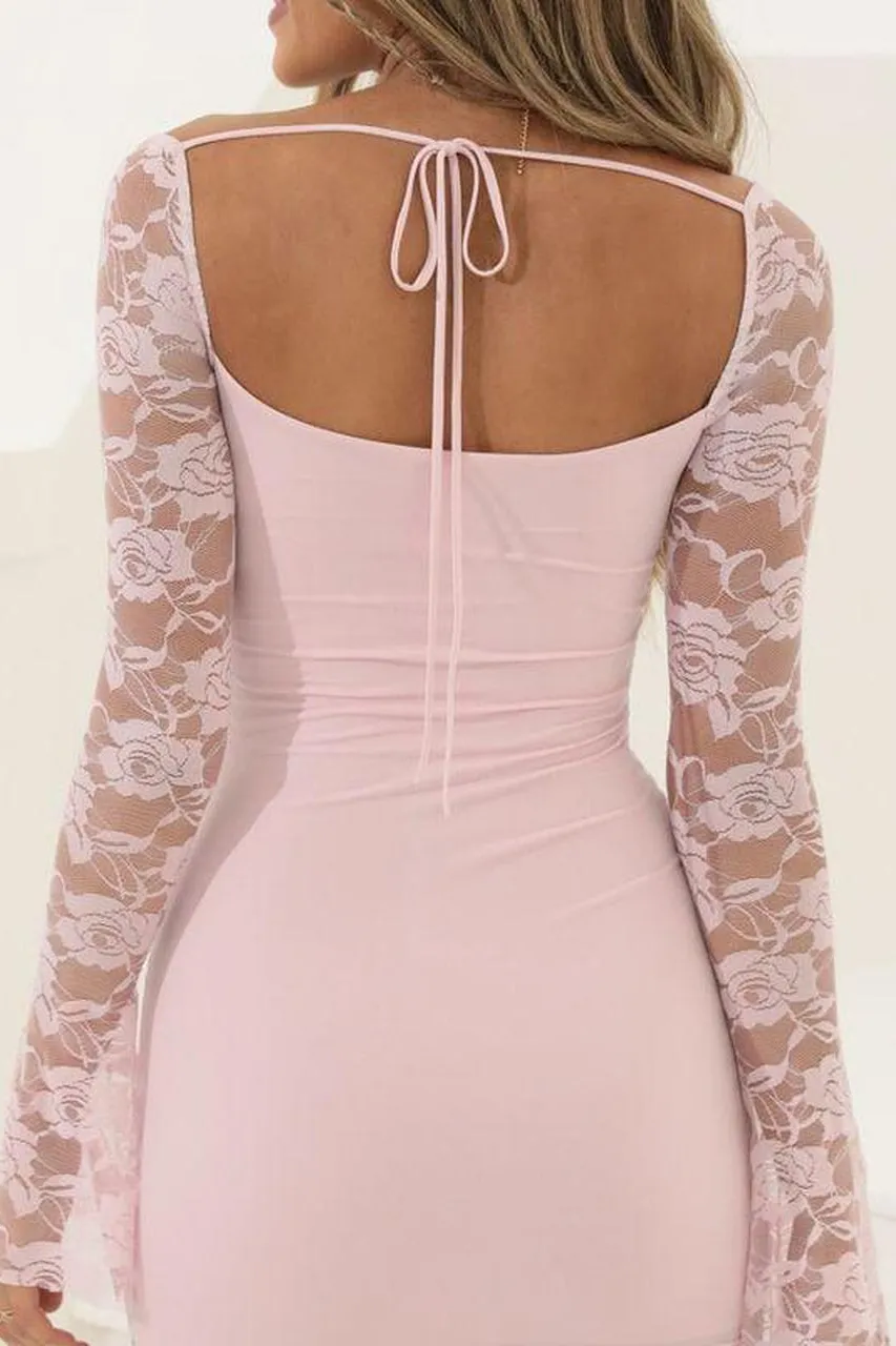 Lucy in the Sky Women's Dress-Pink