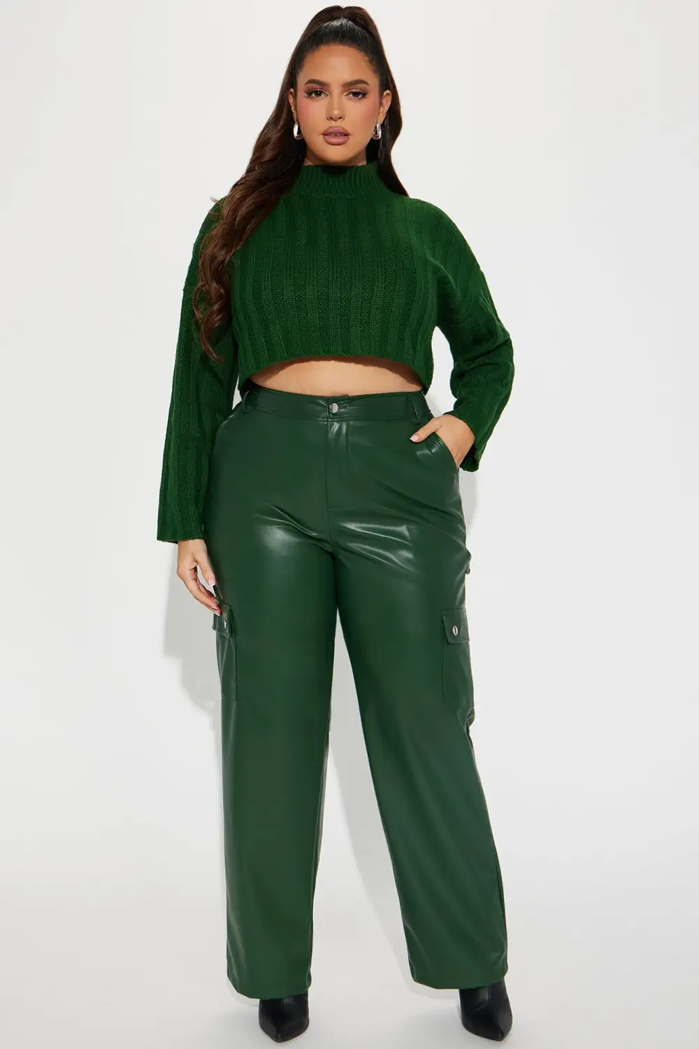 Yes Indeed Sweater Top - Green