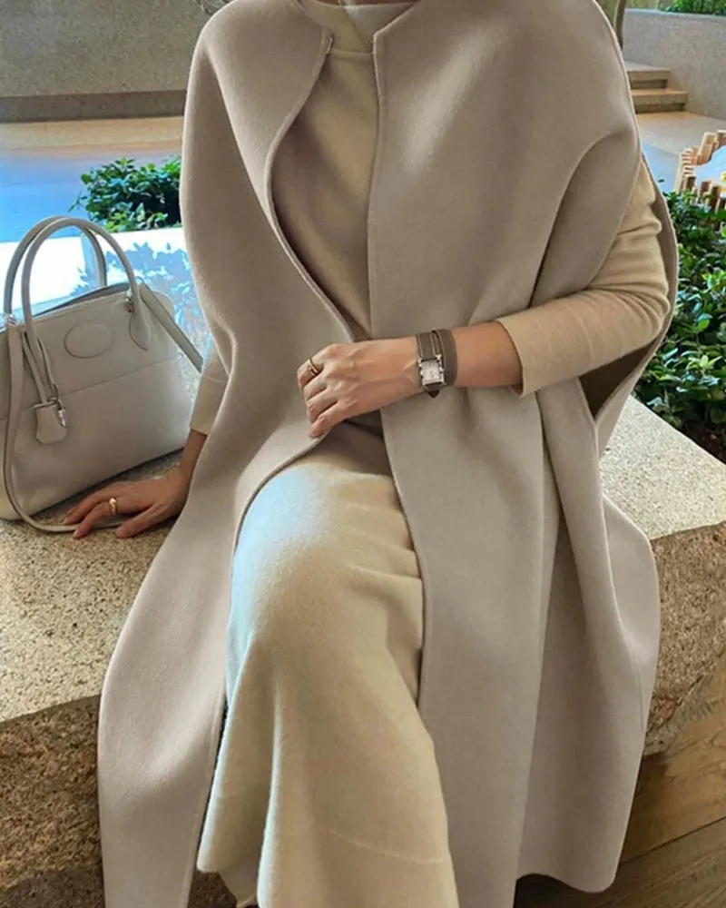 Design sense loose bat shirt vest coat