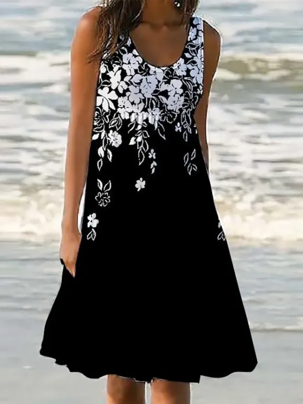 Women's White Dress Sundress Midi Dress Black And White Light Pink Green Sleeveless Pure Color Ruched Spring Summer Crew Neck Basic Boom Sale Dress S M L XL XXL 3XL 4XL 5XL