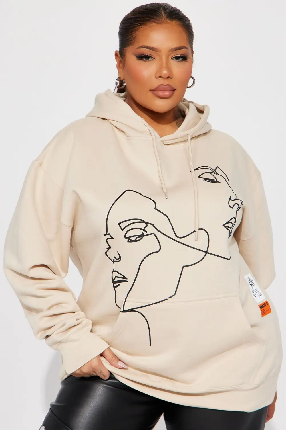 Twin Flame Hoodie - Beige