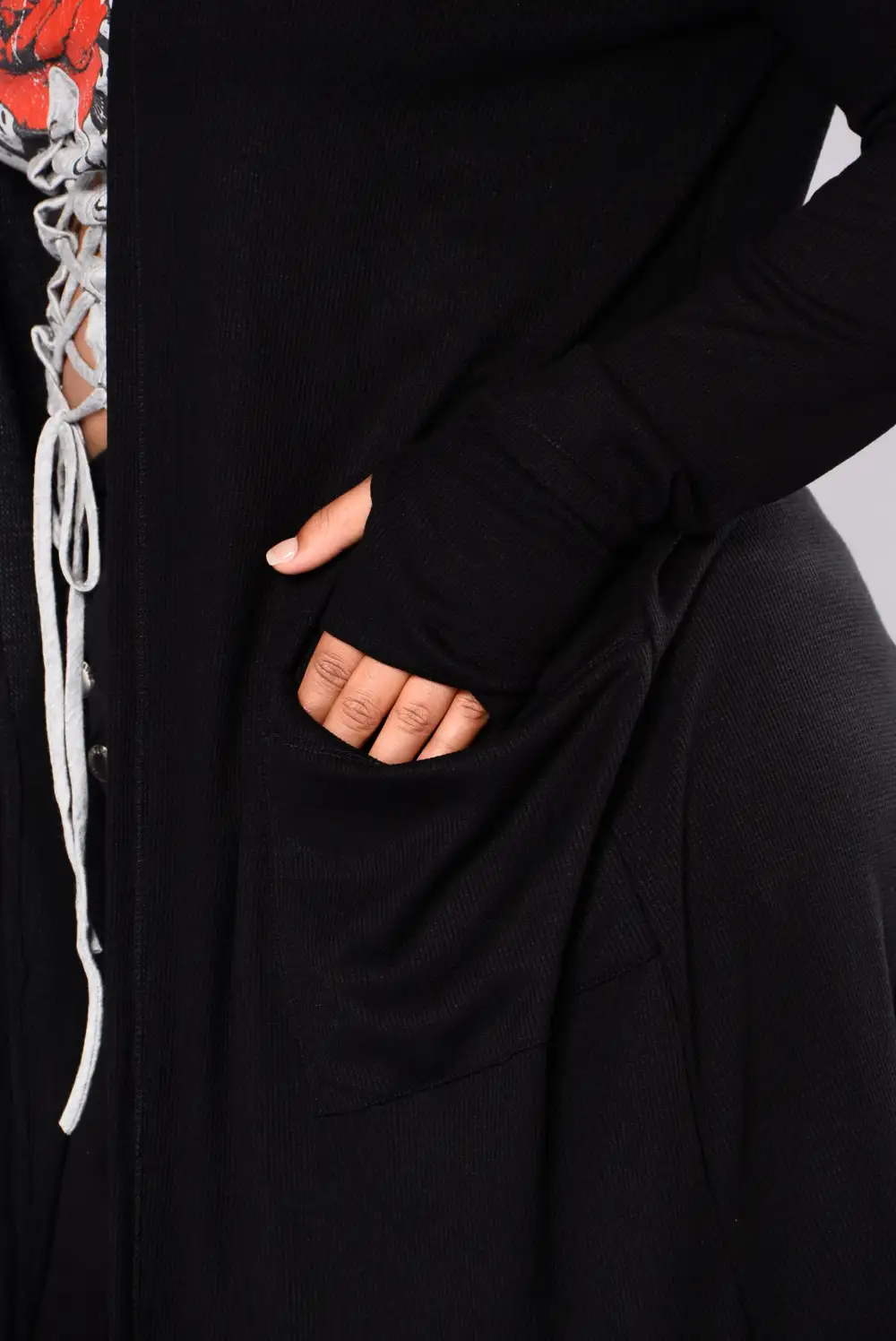 Sunday Kind Of Love Duster Jacket - Black