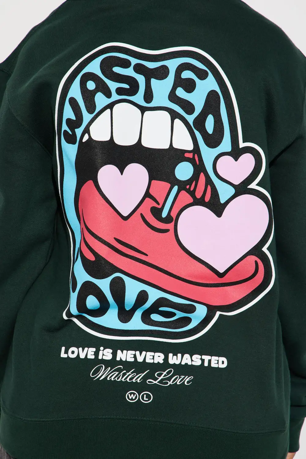 Love Is Never Wasted Hoodie - Green