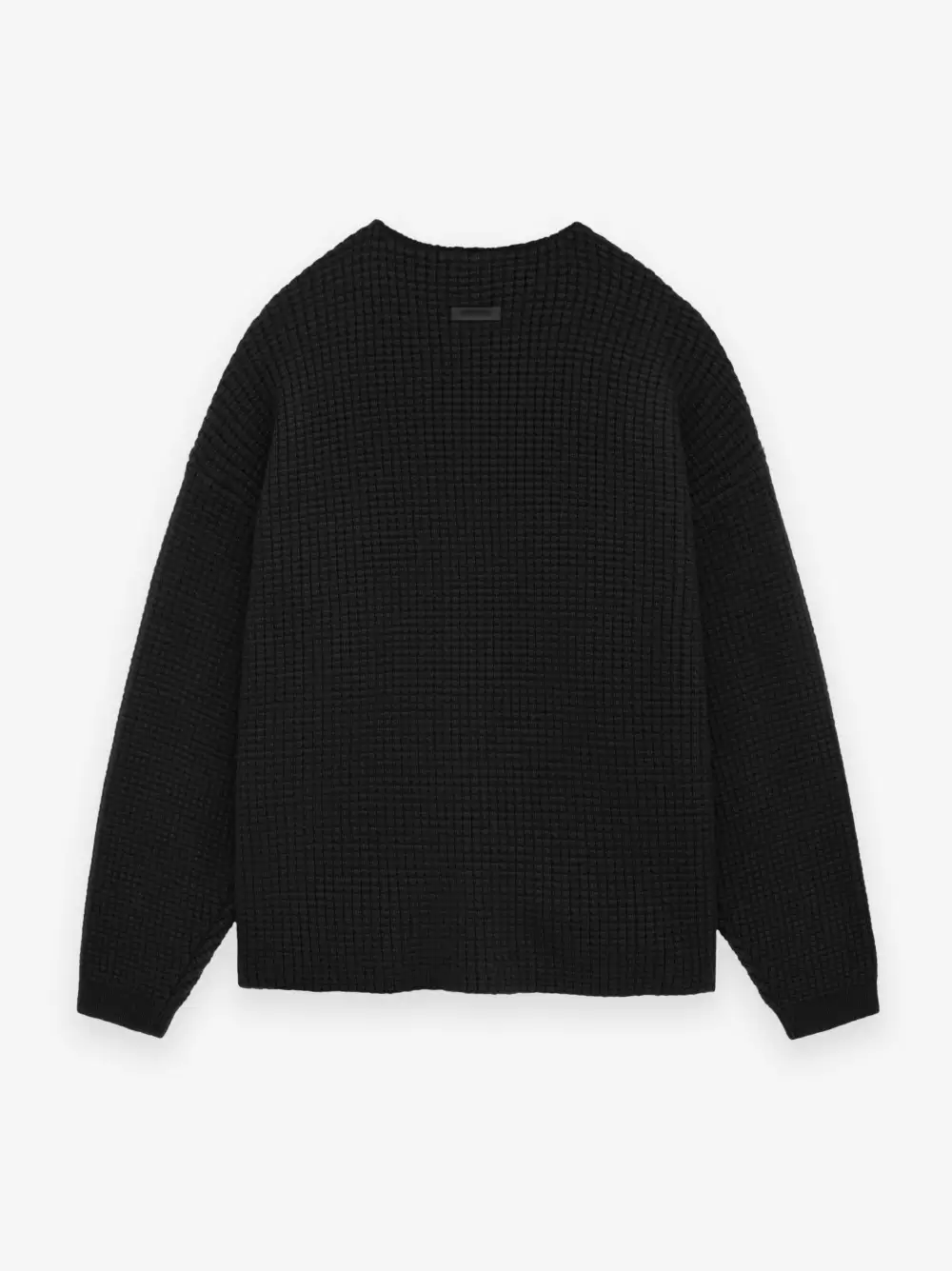 Heavy Waffle Crewneck Sweater