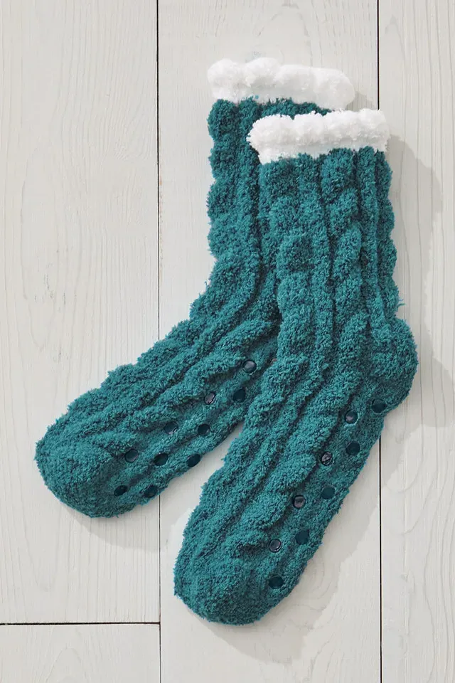 Cozy Comfort Cable Socks