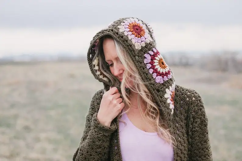 Seamless Cardigan Crochet Pattern