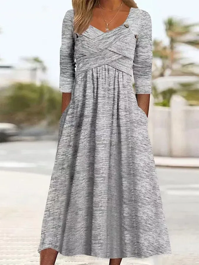 Women'S Casual Waist Dress