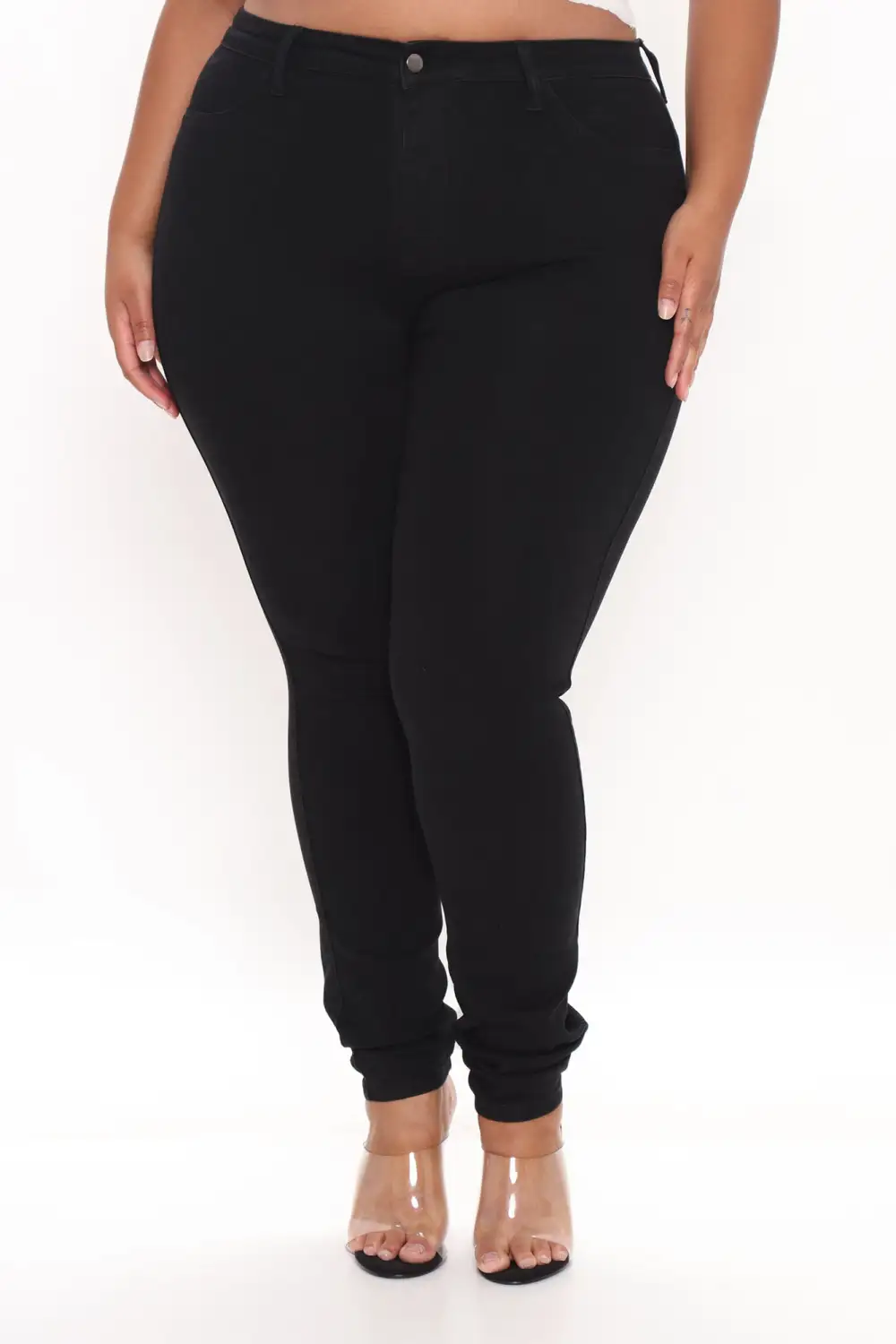 Classic Beauty Booty Lifter Skinny Jeans - Black