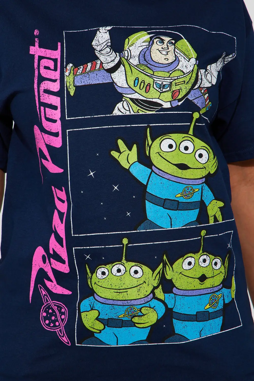 Pizza Planet Toy Story Graphic Tshirt - Navy