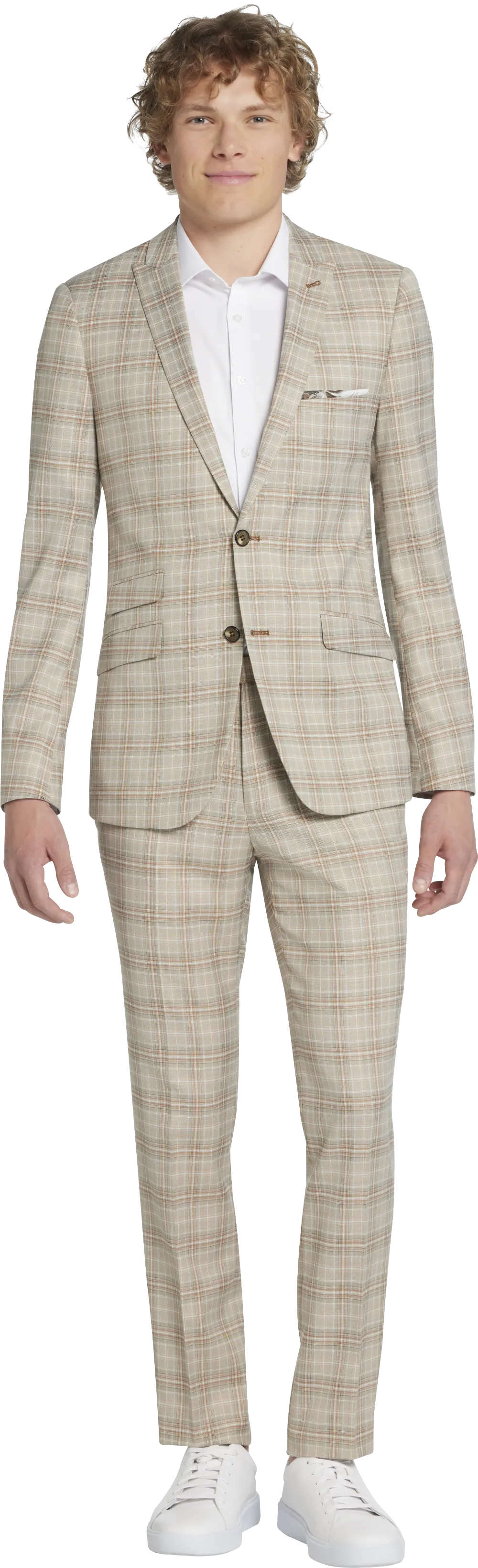 Paisley &Amp; Gray Slim Fit Suit Jacket