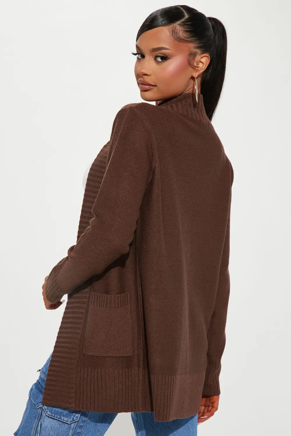 Moments After Cardigan - Chocolate