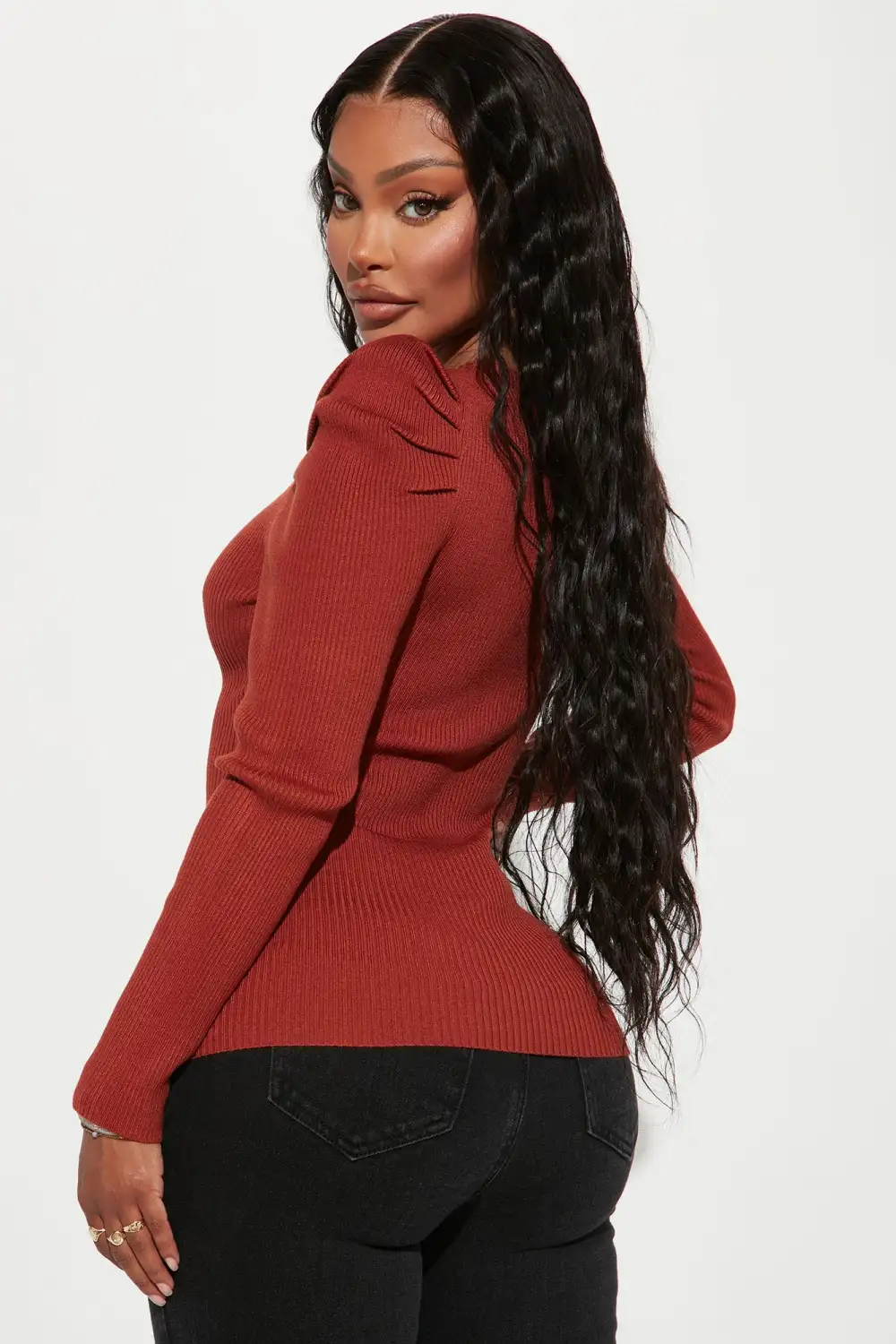Real Love Sweater - Rust