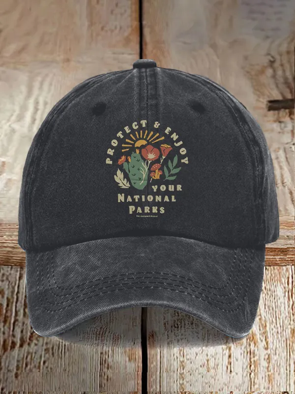 Protect And Enjoy Unisex Short Sleeve Baseball Caps