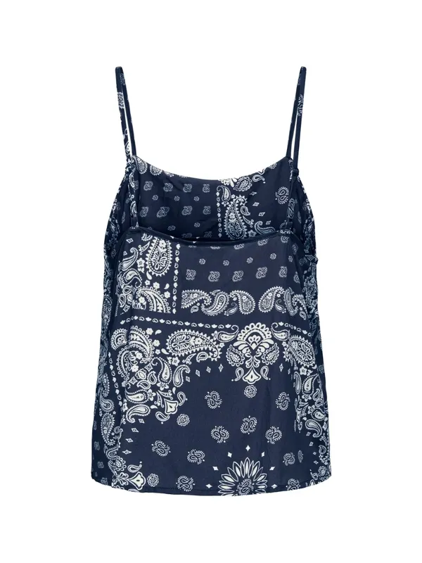 Paisley Print Sleeveless Tank Top