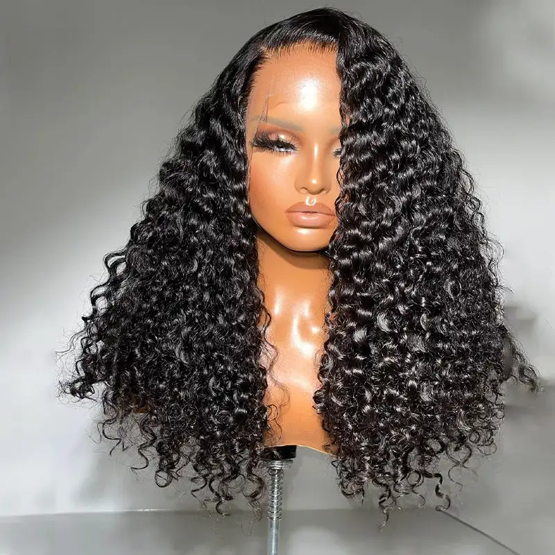 Undetactable HD Lace Water Wave Human Hair Wig Real HD Lace Wig