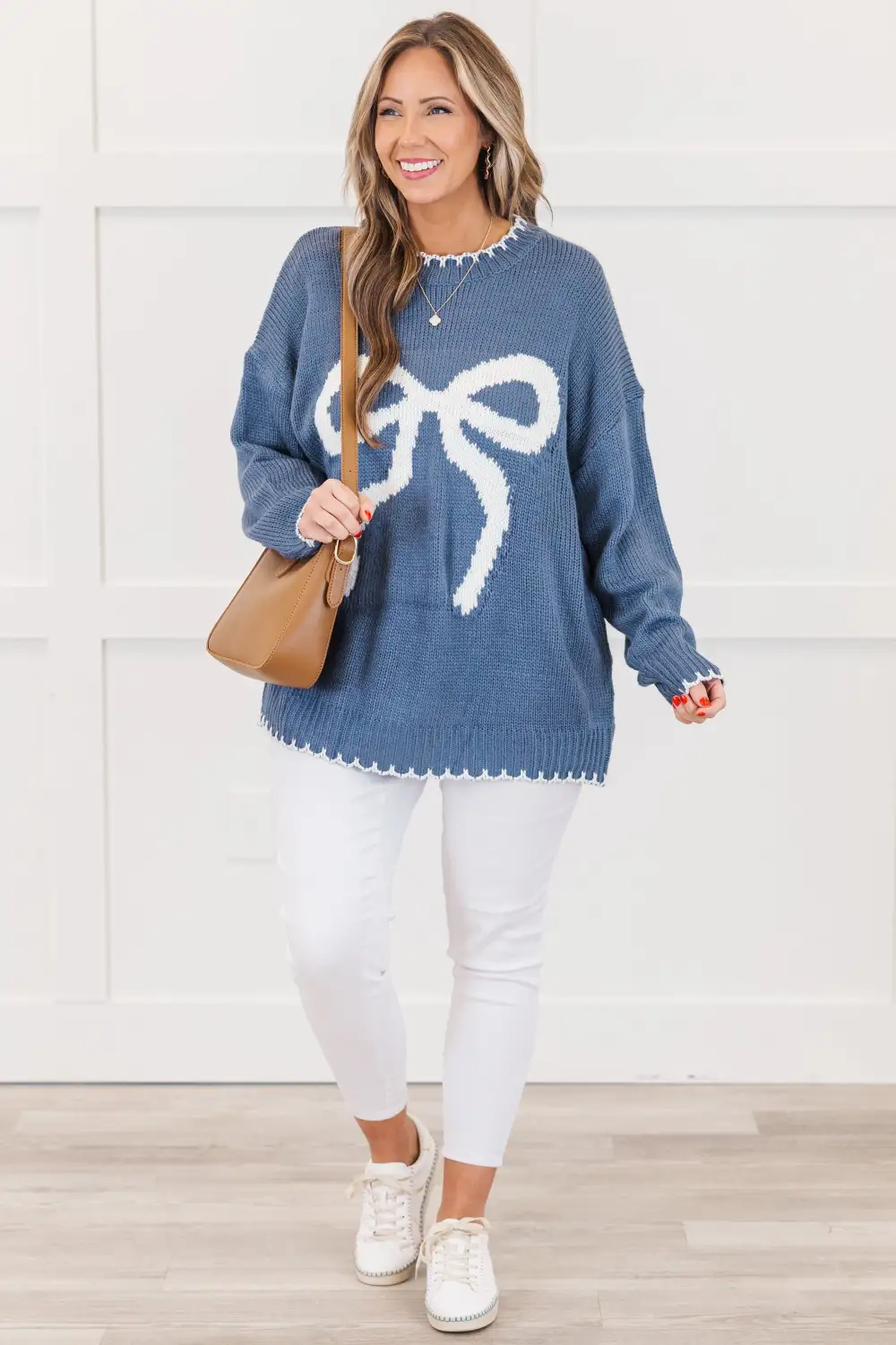Cute And Charming Sweater, Blue