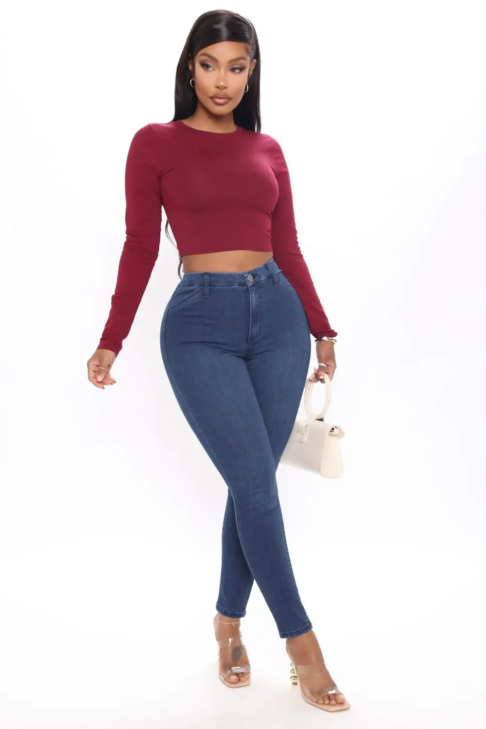 Robin Long Sleeve Top - Wine