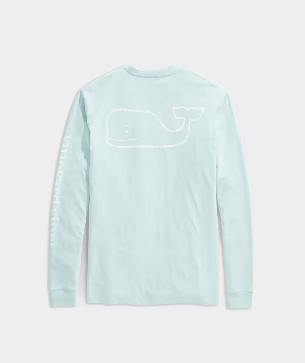 Vintage Whale Long-Sleeve Pocket Tee