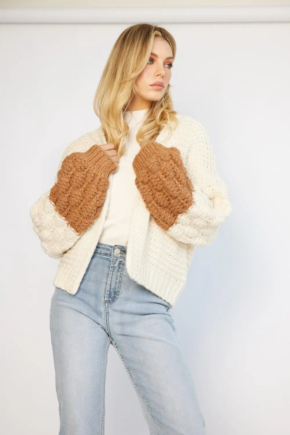 Andreas Cardigan - Beige Multi