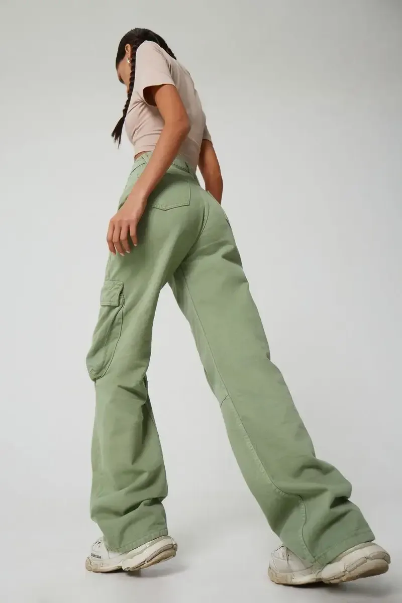 Cargo High Rise Flare Jeans