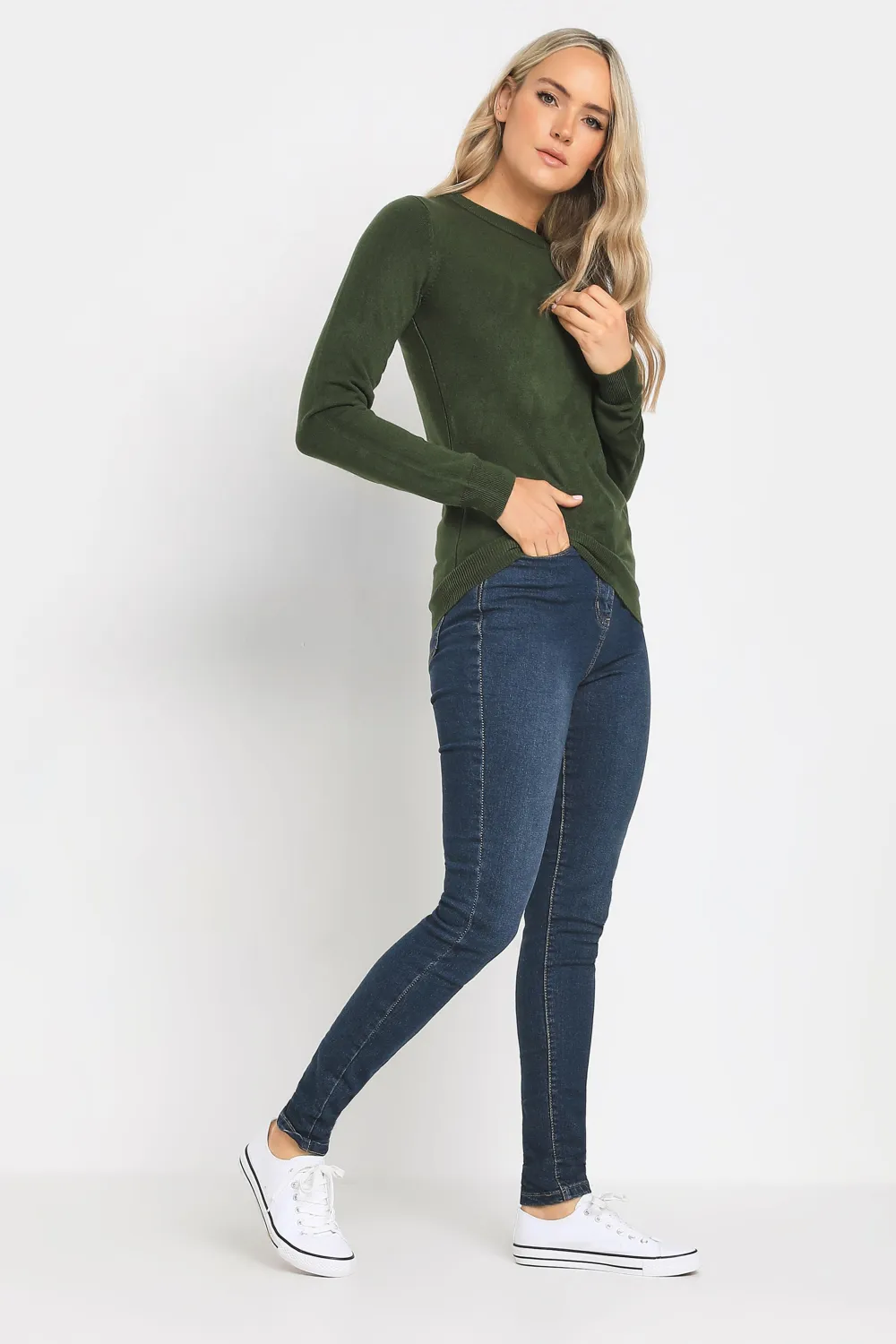 LTS Tall Blue AVA Skinny Jeans