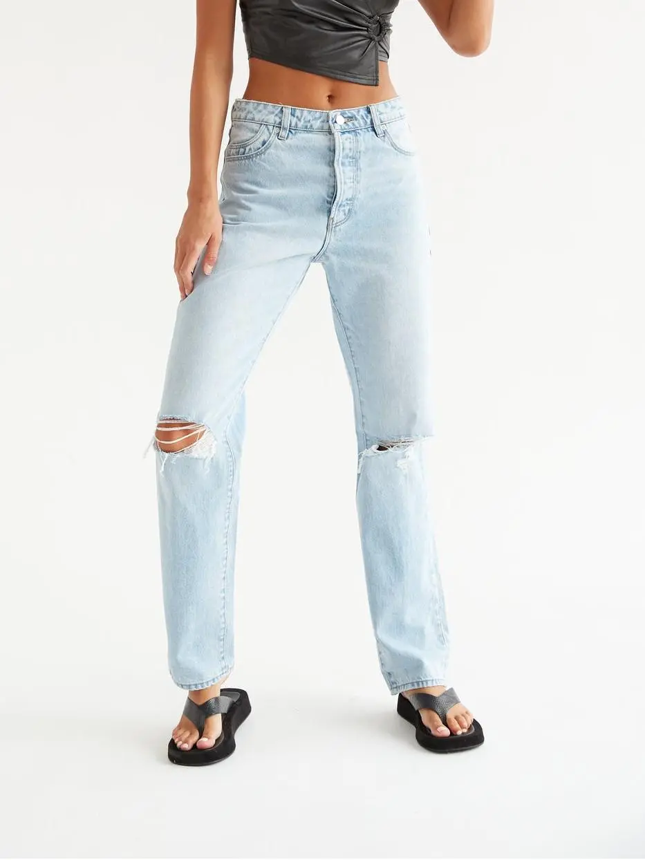 Heidi Jeans in Holiday Blue Organic