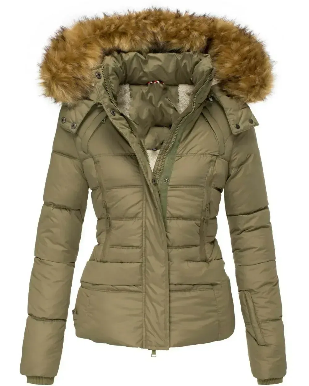 Women's winter short coat to keep warm